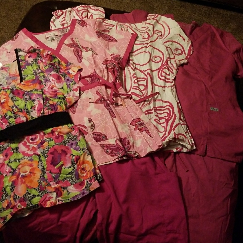 Koi -Greys Anatomy Pink Scrub sets #9
